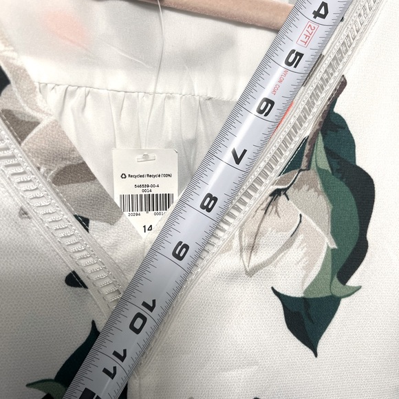 113. BNWT Banana Republic factory floral dress sz US 14 (Fits L) - Picture 7 of 9